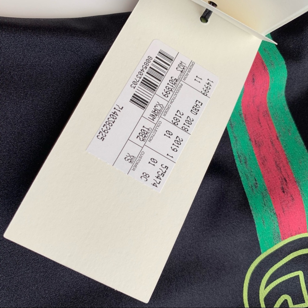 Gucci Black Vintage Logo One-piece Swimsuit - Picture 15 of 16